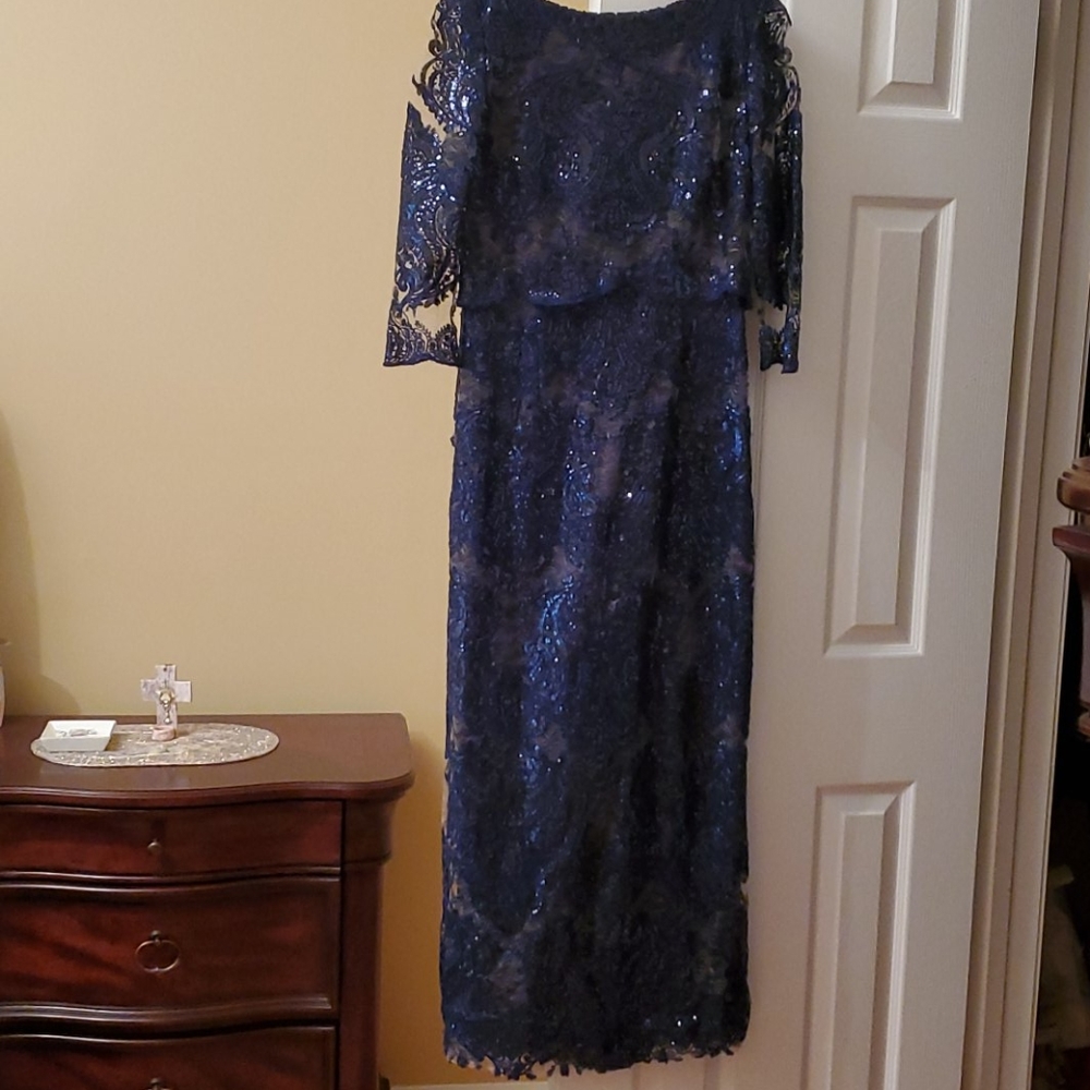 Navy Blue Long Dress